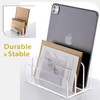 SANRUI Acrylic Mail File Organizer Sorters for Desk, 3 Upright