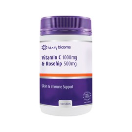 Henry Blooms Vitamin C 1000mg and Rosehip 500mg 180 Tablets