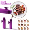 AGD LIGHTS Metal Snuff Balls, 5 Pieces, Flat Leak-Proof Bottle,
