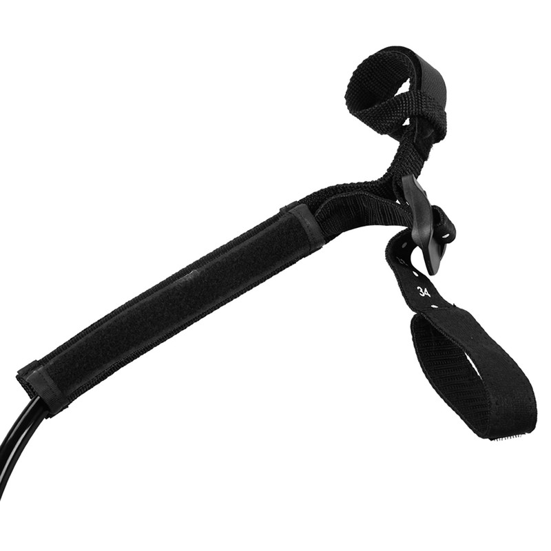 2PCS 28-34inch Black Adjustable Safety Windsurf Harness Leash Surfboard Surfing