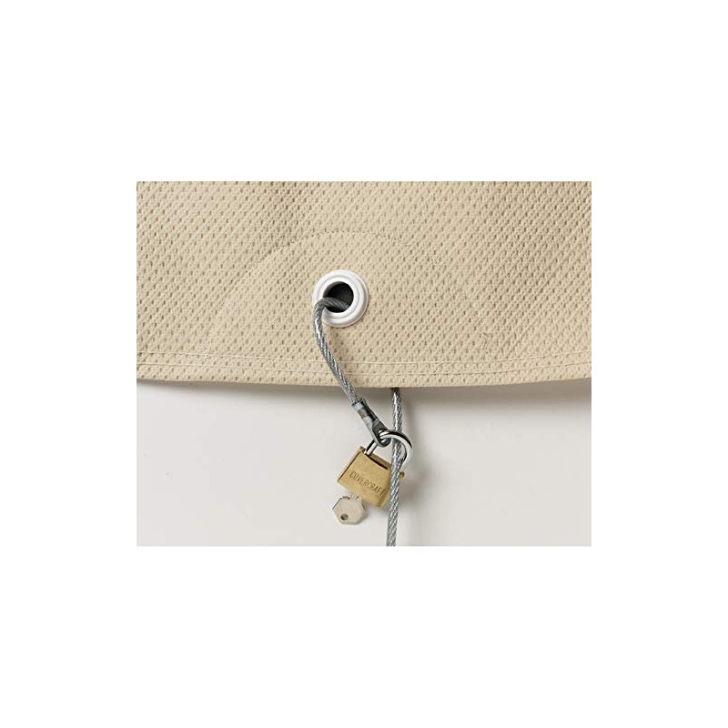 Covercraft ZCBL Car Cover Cable Lock Kit, Brass