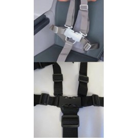 BenBee NEW Baby High Chair Seat 5 Point Harness Clip Replacement for Peg Perego Tatamia
