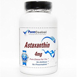 Astaxanthin 4mg // 180 Capsules // Pure // by PureControl Supplements