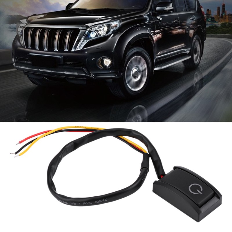 DC 12V 200mA Car DIY Switch Paste Type Sticky Button