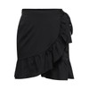 Only Female Skirt, Wrap Effect, black, s