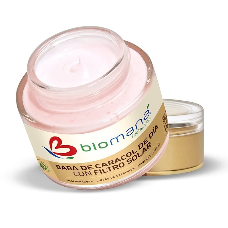 Dúo Baba de Caracol, crema de día FPS 50+ y