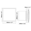EUROPLAST Diameter 100mm Light Switch Activation Bathroom Extractor Fan with