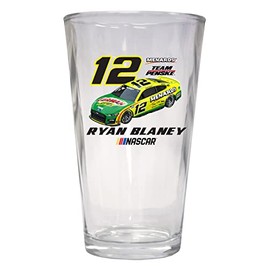 R and R Imports Nascar #12 Ryan Blaney Pint Glass New for 2022