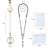 MORSUNBELA Lanyard ID Case with Strap Card Holder Retractable Key