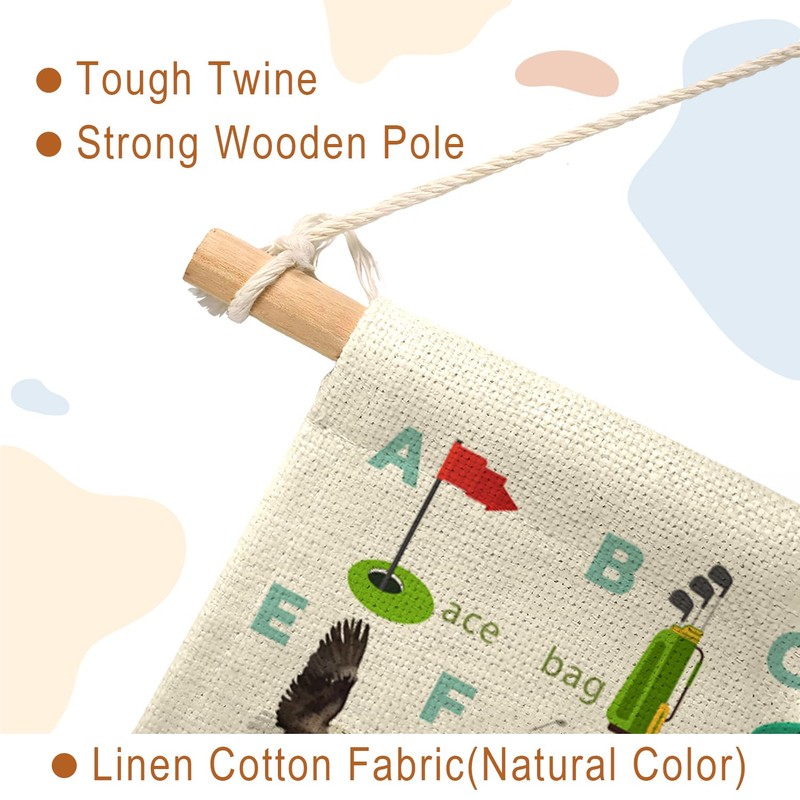 ETVISO Boy Nursery Decor, Golf Nursery Decor for Boys Room,