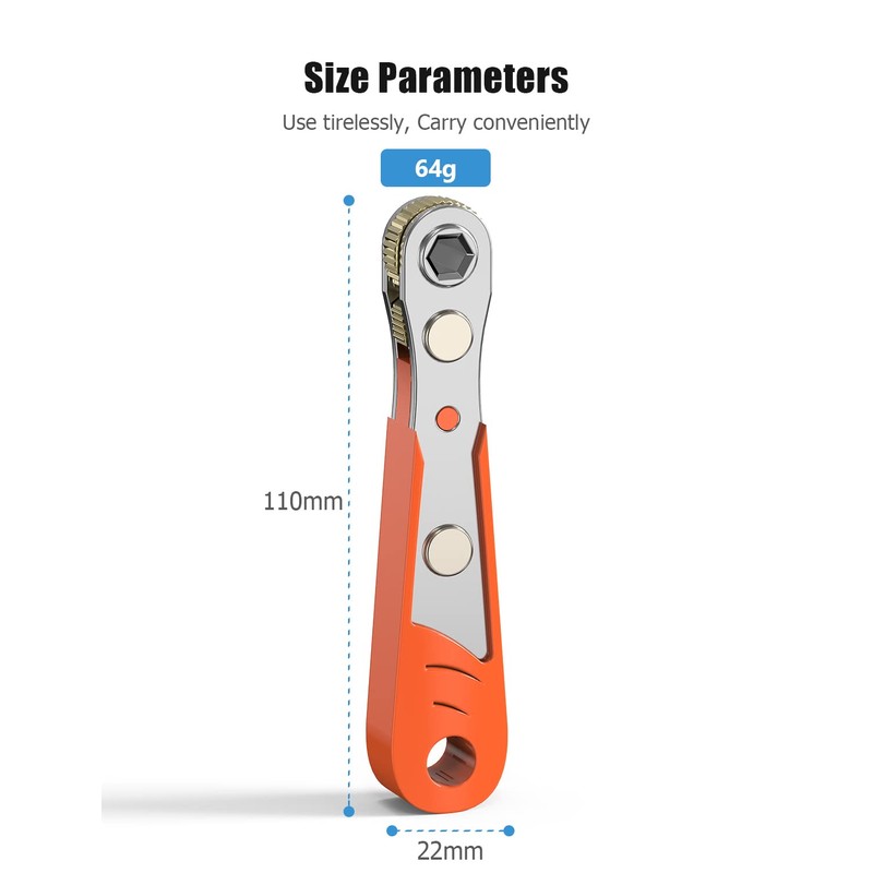 Right Angle Phillips Magnetic Screwdriver for Awkward Spaces, Ancable 1/4”
