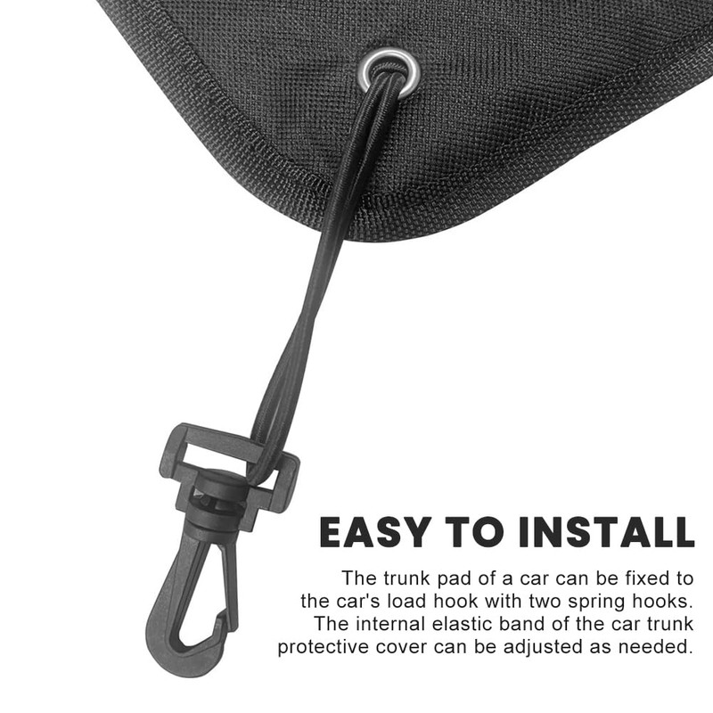 Munsesi Universal Car Boot Protector Mat, 31 x 25 Inch