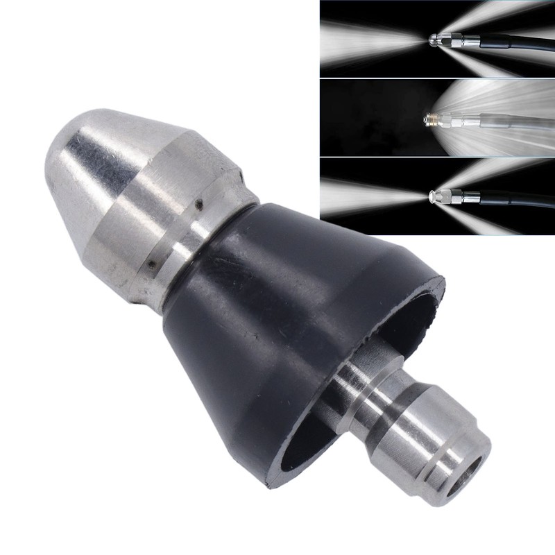 Pressure Washer Turbo Nozzle Pointed 5000PSI Mini Compact Stainless Steel