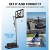 Heavy Duty Weighted Basketball Base Replacement,Durable Design Base Anchor for
