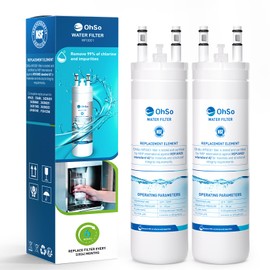 Replacement Water Filter for Frigidaire WF3CB, Pure Source 3, Compatible with WF425, 706465, 242086201, 242086203, 242294501, 242069601, 242294501, 242017800, AP4567491, Pack of 2
