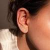 Picuzzy Gold Stud Earrings for Women, Small Simple Gold Plated
