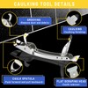 Tijeyi Silicone Caulking Tools Kit Stainless Steel Grout Removal Tool,4