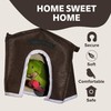 Crazy K Farm - Avian Haven Bird Hut, Comfy Bird