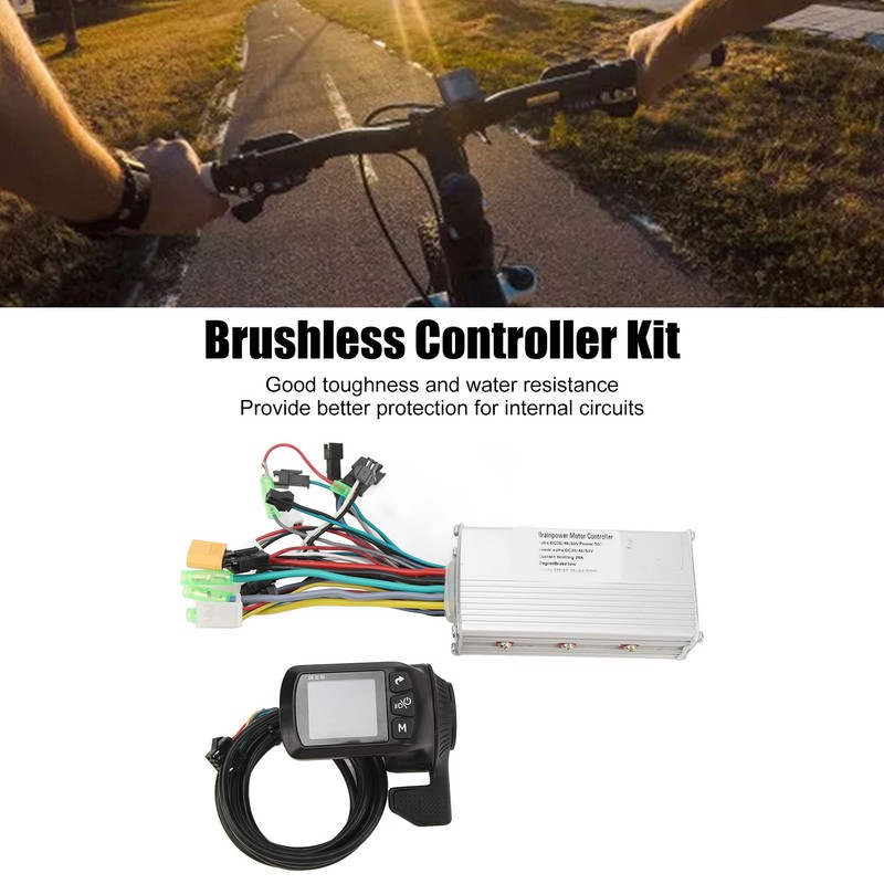 Motor Brushless Controller Kit 36V 48V 60V 500W 28A 3