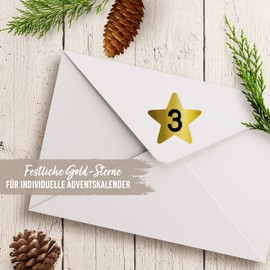 Papierdrachen 24 x Advent Calendar Number Stickers – Square Stickers – Blue Forest Animals No. 61 – Stickers 9 x 4.5 cm – for Crafts and Decorating