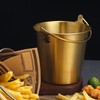Mini Stainless Steel Pails Small Ice Bucket with Handle for