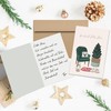 BIROYAL 36 Recycled Christmas Cards with Envelopes - Stylish Traditional