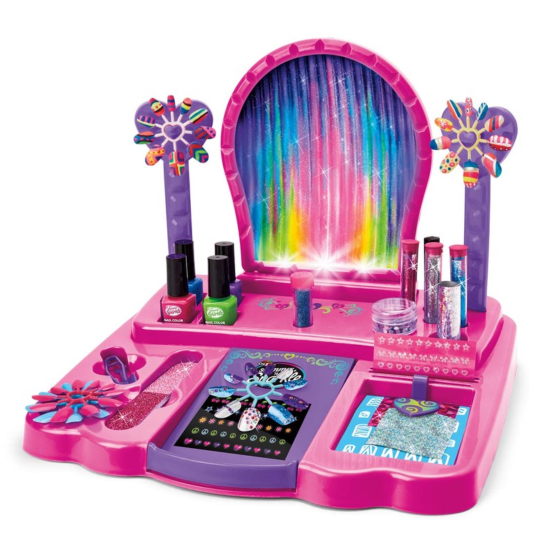 Cra-Z-Art Shimmer 'n Sparkle 8-in-1 Lite-Up Designer Nail Studio