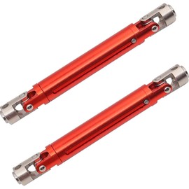 2Pcs Center Driveshafts for Redcat Gen 8 V2 Dive Shafts Upgrades Parts Everest Gen8 Scout II RER11415 Red
