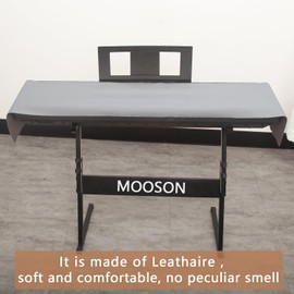 Mooson Keyboard Piano Cover, Digital Piano Dust Cover, Light Luxury Soft and Premium Surface, Thickening Electronic Organ Covering Keyboard Update Encasement (Grey)