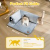 CATISM Cat Tunnels Bed Indoor, Detachable Kitty Pet Play Tube,