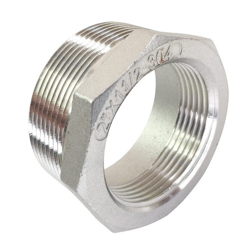 LOZOME 2" Male x 1-1/2" Female Thread Reducer Bushing Pipe