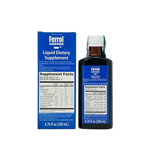 Ferrol Compound-Liquid Dietary Supplement 6.76 fl oz (Pack of 2) (2)