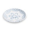 GMUNDNER KERAMIK Dessert Plate Cup Diameter 20 cm Blue Flamed