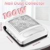 Lnopever Staubabsaugung für nägel,100W Leistungsstarker Nagelsauger mit Filter,Professionell Staubabsaugung für