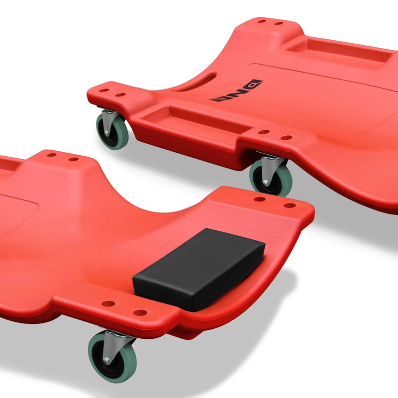 DNA MOTORING 40 Inch Mechanic Creeper, Blow Molded Low Profile