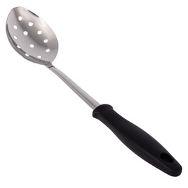 Cuchara perforada de acero inoxidable – Cuchara grande con ranura comercial para buffet