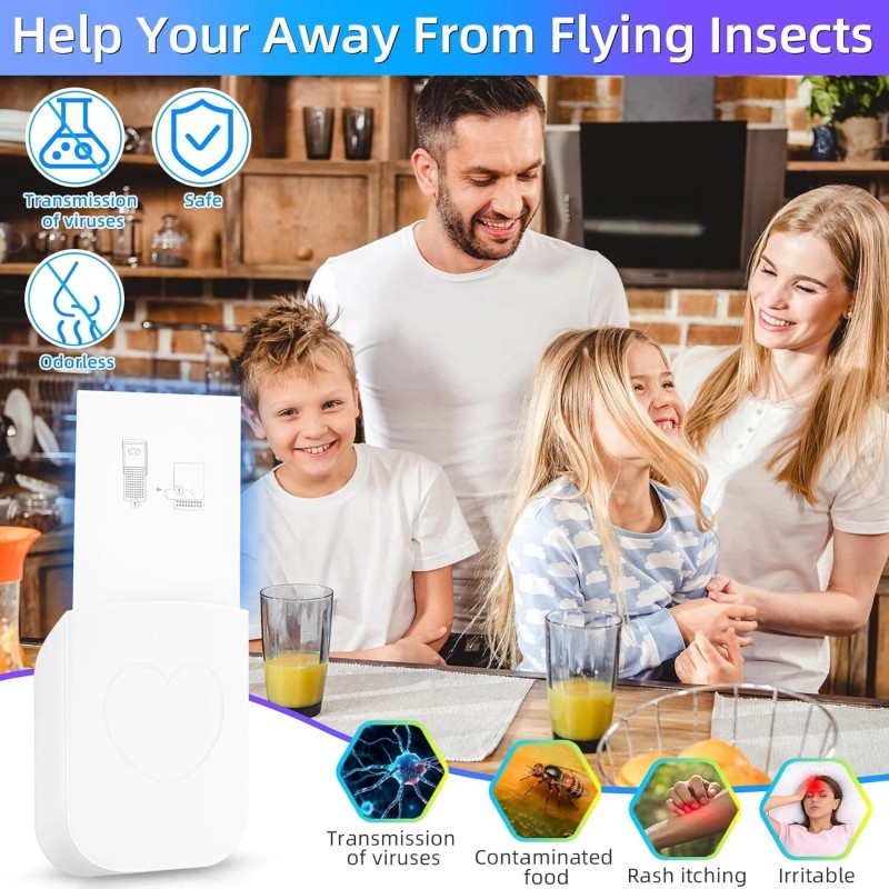 Generic Indoor Flying Insect Trap UV Night Light Bug Catcher