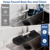14.6 Inch Silicone Faucet Mat for Kitchen Sink Splash Guard