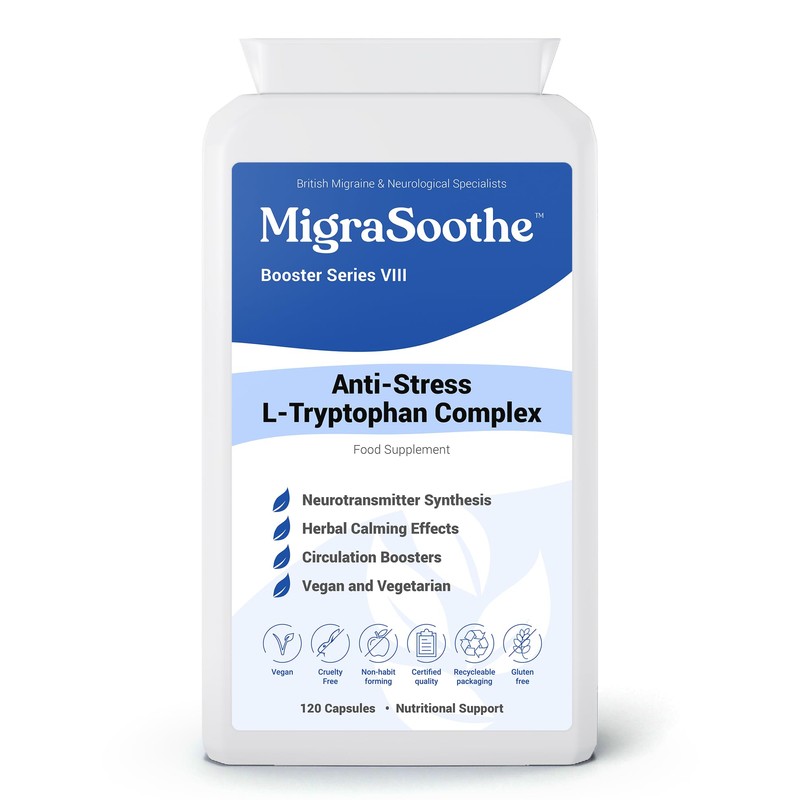 MigraSoothe L-Tryptophan Complex Booster Series VIII – Anti-Stress Formula for