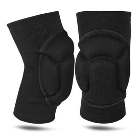 Protective Knee Pads,Thick Sponge Collision Avoidance Knee Sleeves Non-Slip,Outdoor Climbing Sports Riding Protector Suitable for Men and Women(1 Pair)