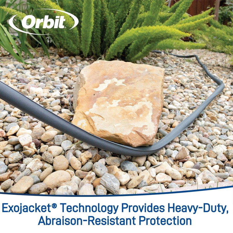 Orbit 33180 ExoJacket Fabric Garden Hose - Heavy-Duty Water Hose