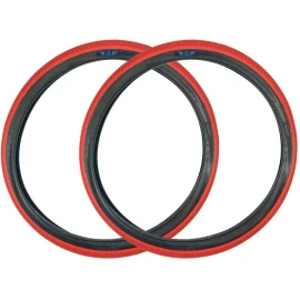 SE Bikes Red SE Bikes Red Speedster 29 x 2.1 BMX Street OEM Dirt Road Bike Tire Pair