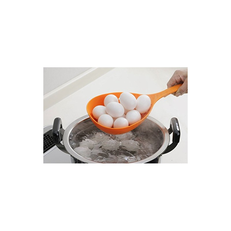 BIG STRAINER SPOON Pour Yellow