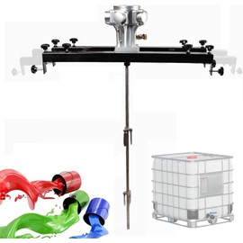 Mezcladora neumática de Pintura, mezcladora eléctrica de Tanque, con Soporte, hélice Plegable, agitador de Recubrimiento para Mezcla de hidrosol de Pintura y Tinte.