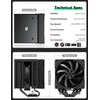 CPU Cooler Air, Dual Tower CPU Cooler with 120mm PWM