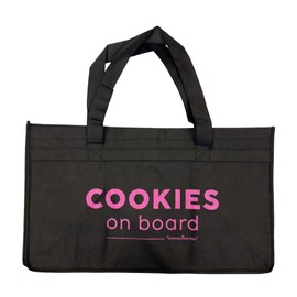 The Cookie Countess Inc Tote Bag for Bakers Cookies on Board - Magenta