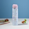 Cartoon Anime Water Bottle, 500ml Reusable Cup for Girls (blue02)