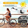 Large Dog Bike Trailer - HAPPAWS Pet Trailer for Bicycle,