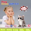 Marsjoy Gray Leash Walking Cat Set Singing That Purrs and