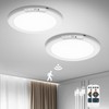 Bojim 2-Pack Rechargeable Ceiling Lights with Motion Sensor & Remote,